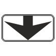 Дорожный знак 8.14 «Полоса движения» (металл 0,8 мм, I типоразмер: 300х600 мм, С/О пленка: тип А коммерческая)